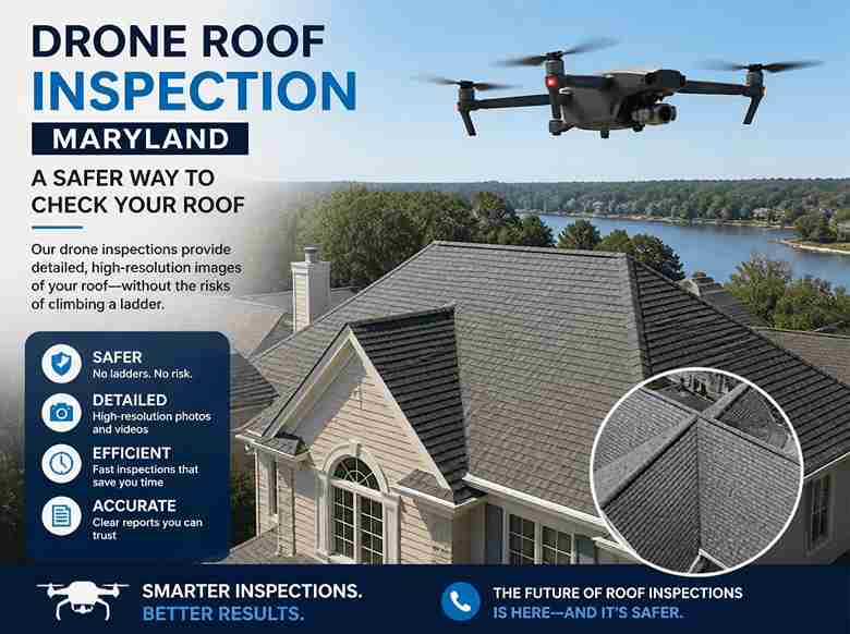 Drone Roof Inspection Maryland: A Safer Way to Check Your Roof